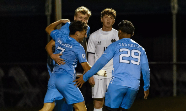 UNC Men’s Soccer Wins at Notre Dame in ACC Tournament 1st Round