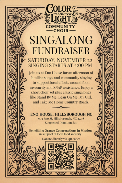 C&LCC Nov 22 fundraiser