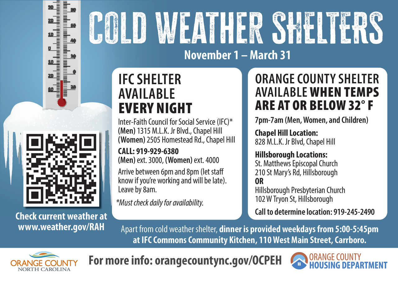 CHCCS, Orange County Schools Cancel Monday Operations Based on Wintry Mix Forecast CHCCS, Orange County Schools Cancel Monday Operations Based on Wintry Mix Forecast