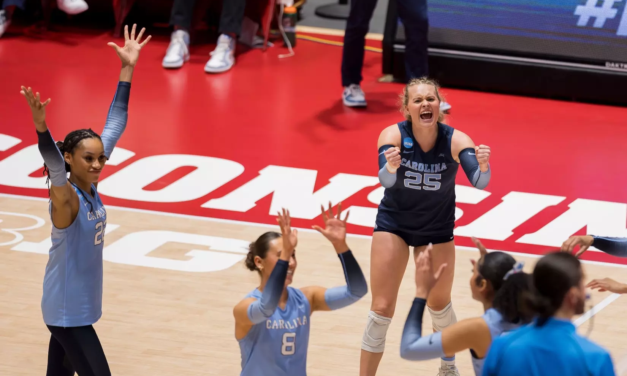 UNC Volleyball Beats No. 6 UTEP in NCAA Tournament 1st Round