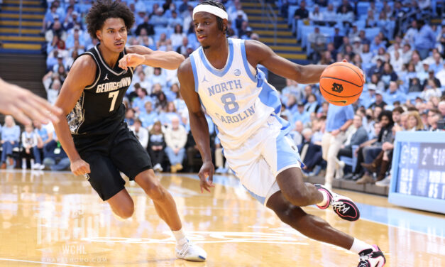 UNC Men’s Basketball Pulls Away in 2nd Half, Defeats Georgetown in ‘Throwback’ Game