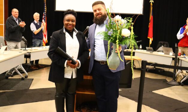 Pittsboro Commissioners Swear In New Members, Honor Longtime Mayor Pro Tem in Final 2025 Meeting
