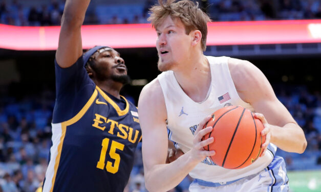 2nd-Half Eruption Leads UNC Men’s Basketball Past East Tennessee State