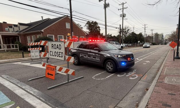 W. Rosemary Street in Chapel Hill Closed Amid Water Main Break