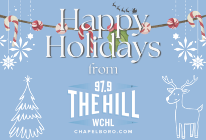 Happy Holidays from 97.9 The Hill WCHL and Chapelboro — Broadcast Update