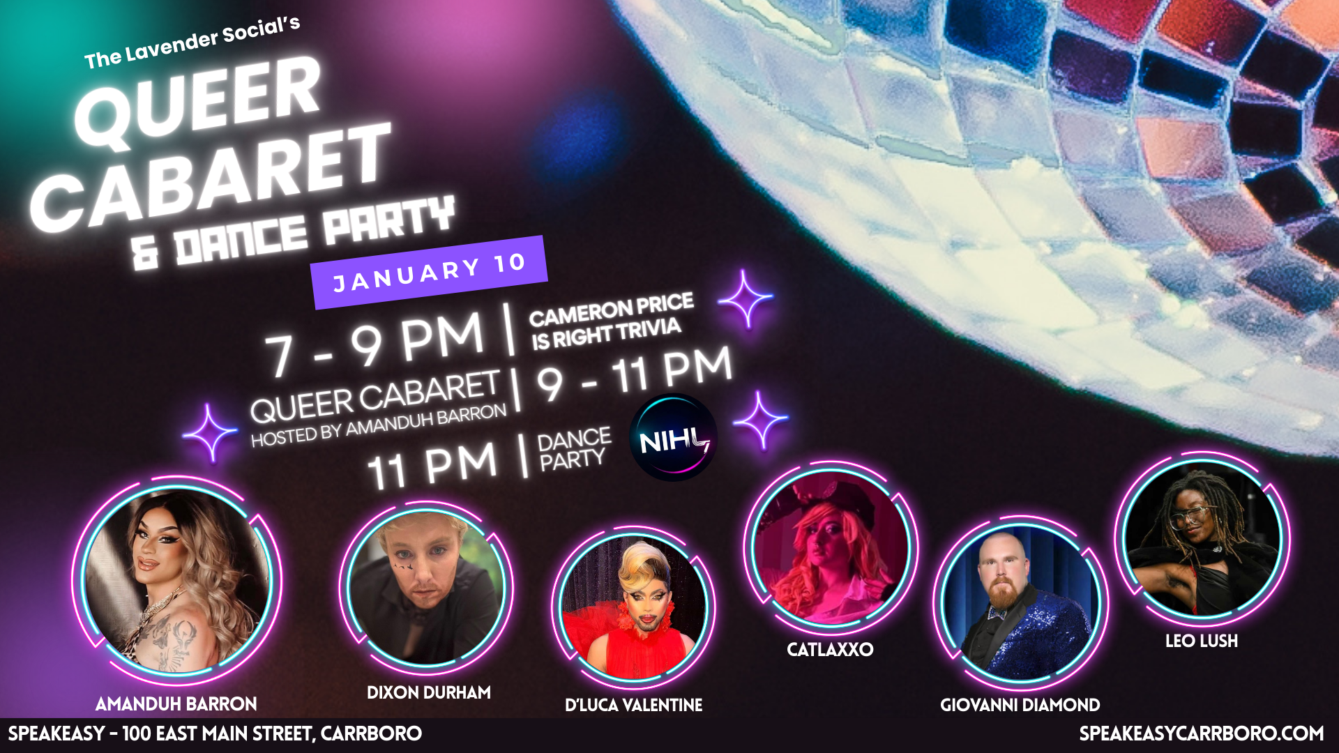 Speakeasy's Queer Cabaret - Jan 10 26 (FACEBOOK EVENT)