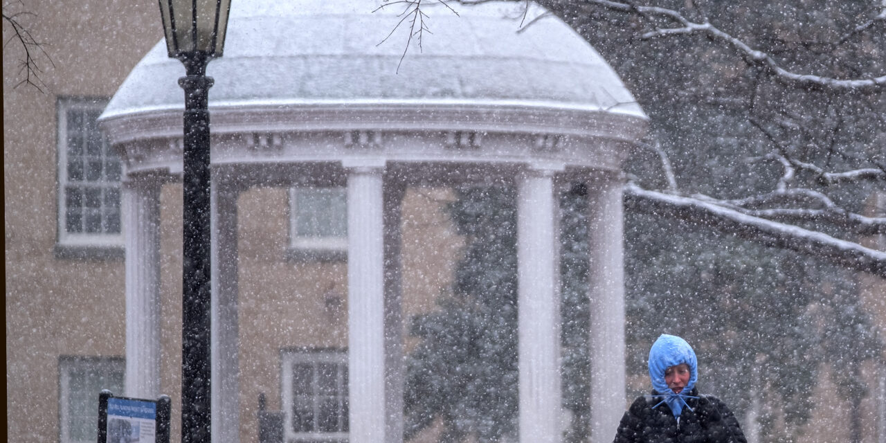 UNC to Moves to Condition 2, Cancels Monday Classes Ahead of Winter Storm Fern