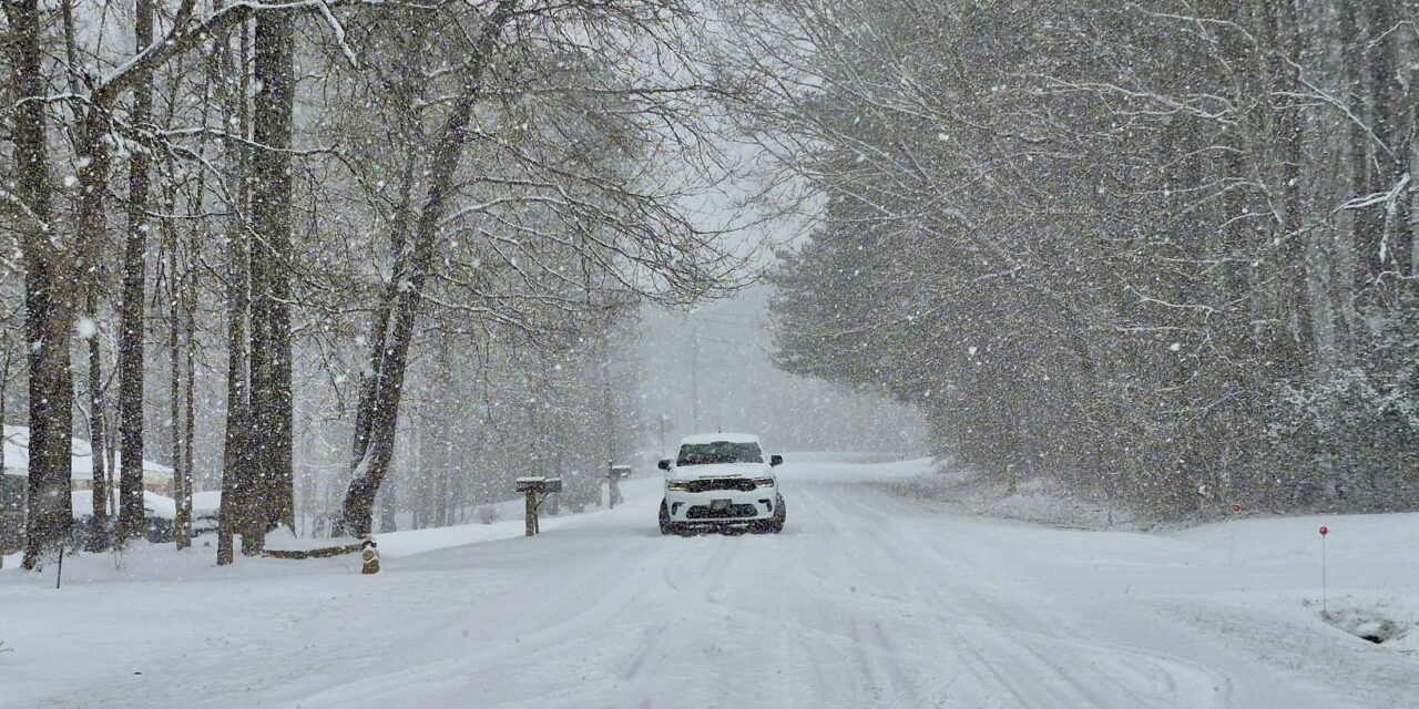 Orange County Sheriff’s Office: Early Road Conditions Poor on Sunday Following Snow Storm