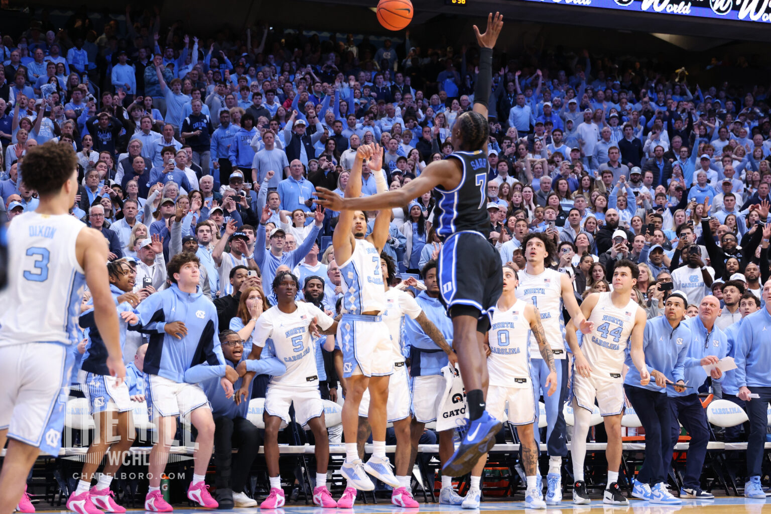Seth Trimble's Late 3-Pointer Helps UNC Men's Basketball Come Back to ...