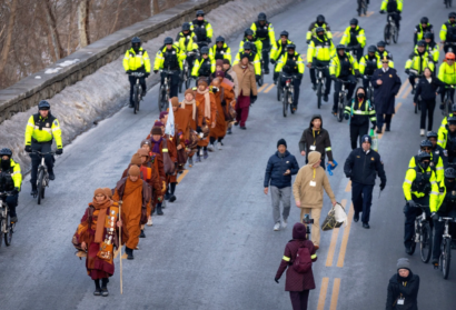A 15-Week ‘Walk for Peace’ Concludes With Buddhist Monks’ Arrival in Washington