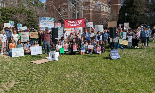 UNC, Research Triangle Community Members Rally for ‘Stand Up For Science’ Day of Action