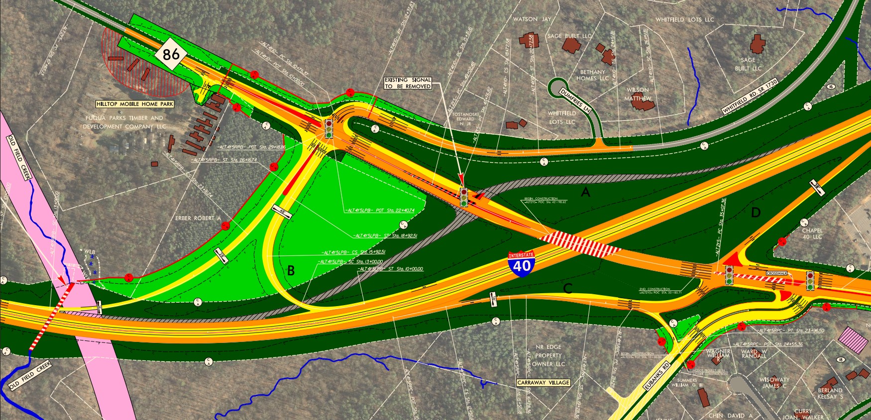 I-40 Off-Ramp in Orange County Set for Overnight Closures, Concrete Removal