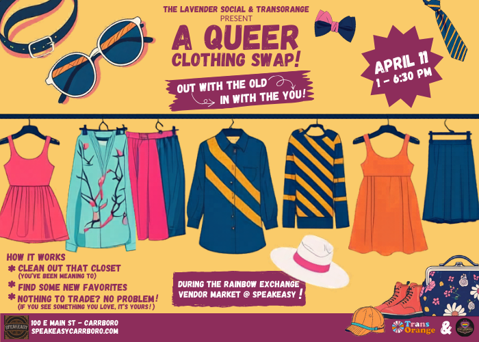 Queer Clothing Swap - April 11 (700 x 500 px)
