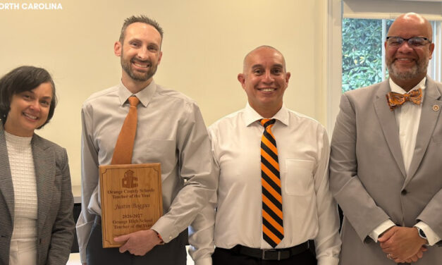 Orange High Math Teacher Justin Boggus Named Orange County Schools’ 2026-27 Teacher of the Year