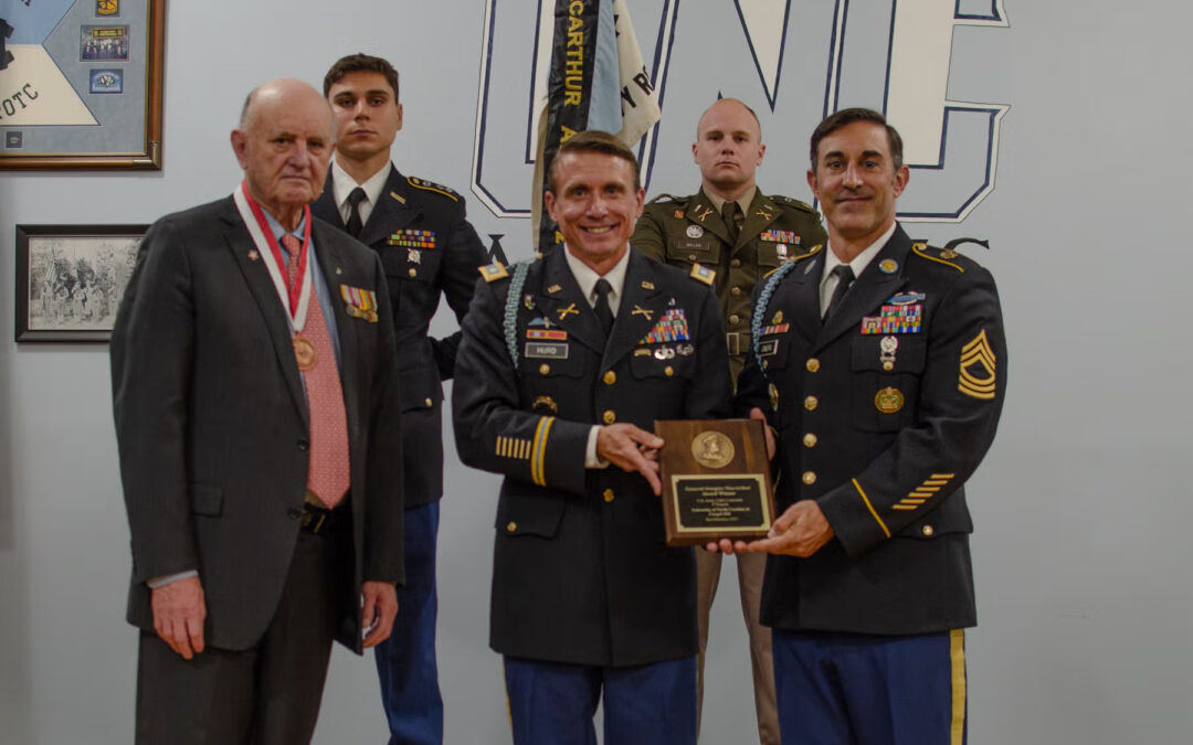 UNC ROTC Earns General Douglas MacArthur Award For The Fifth Time