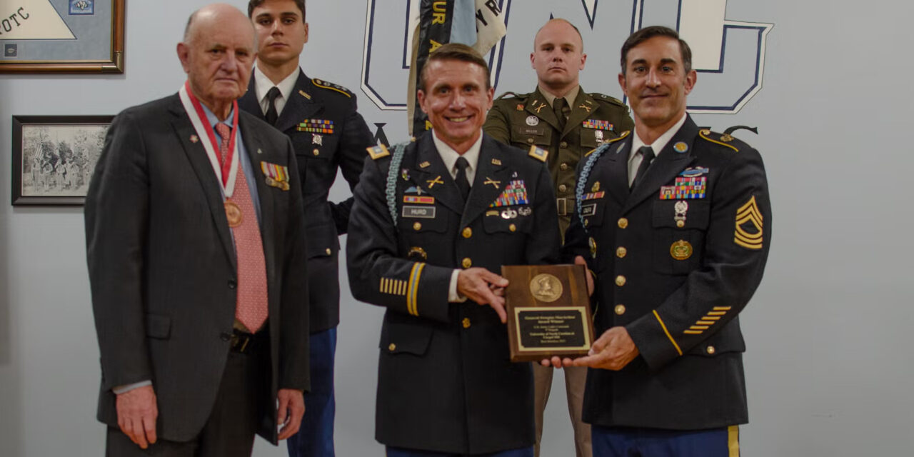 UNC ROTC Earns General Douglas MacArthur Award For The Fifth Time