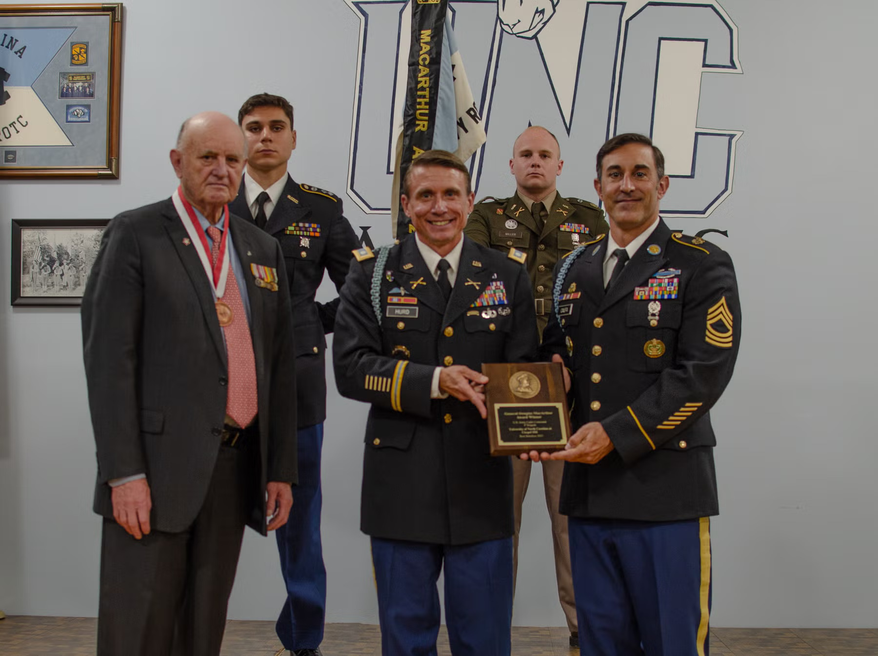 UNC ROTC Earns General Douglas MacArthur Award For The Fifth Time
