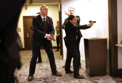 Shots Fired as Gunman Charges Toward Ballroom at White House Correspondents’ Dinner. Trump Unharmed