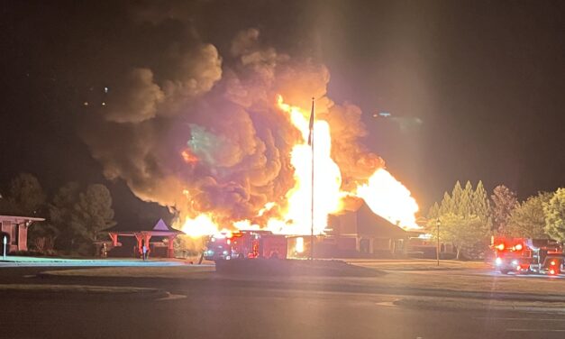 Golf Cart Storage Building Goes Up in Blaze at Pittsboro Golf Course; No Injuries Reported