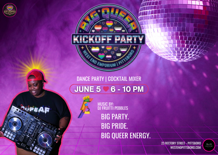West End – Big Queer Kickoff Party – June 5 (700 x 500 px)