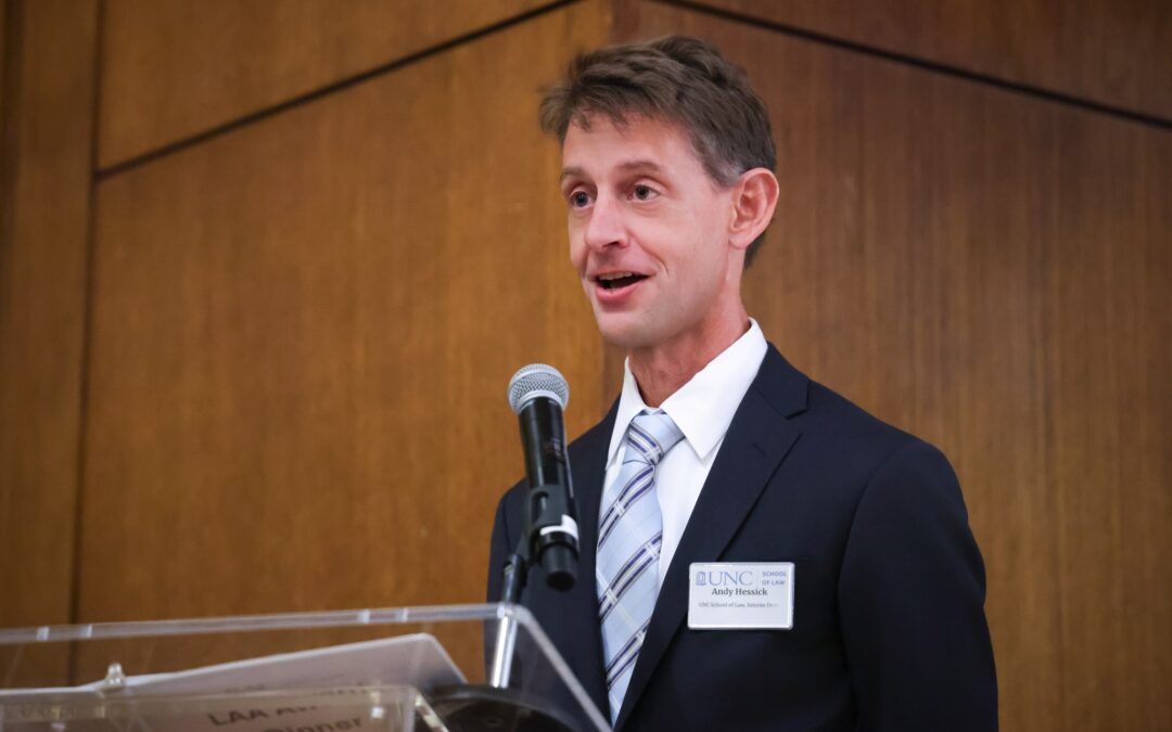 Interim Dean Andy Hessick Lands Permanent Job of Leading UNC School of Law