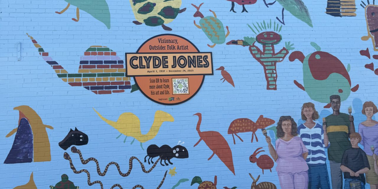 Clyde Jones Mural Restoration in Pittsboro Completed with Medallion Ceremony