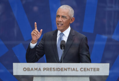 Obama Center Opens in Chicago With a Call to Defend Democracy and a Celebrity Crowd
