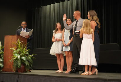 Steve Maynor Sworn In as New Chatham County Sheriff; Will Run for Full Term in November