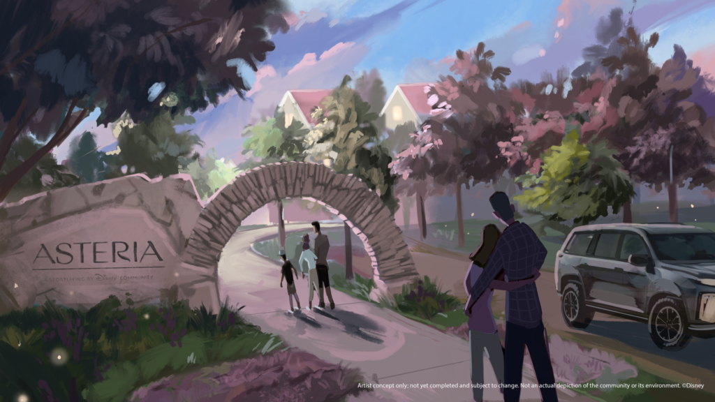 Latest Update on Disney's Asteria Neighborhood in Pittsboro Features Entrance Design - Chapelboro