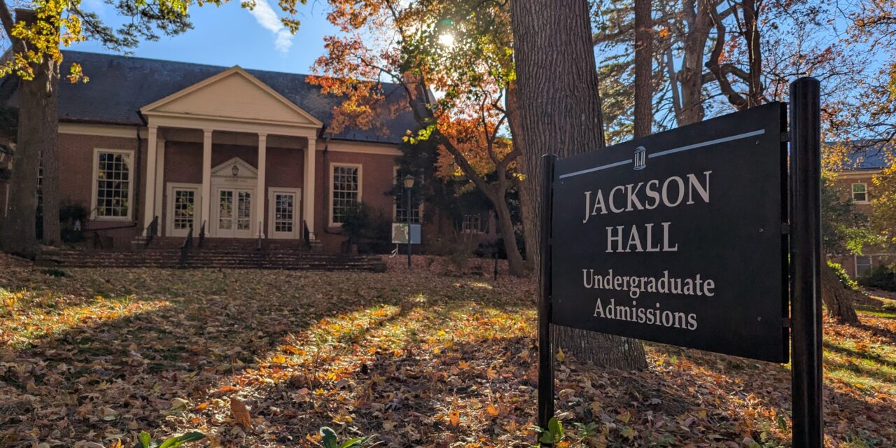 UNC Readies for Demolition of Jackson Hall; Construction Zone Created Around Site
