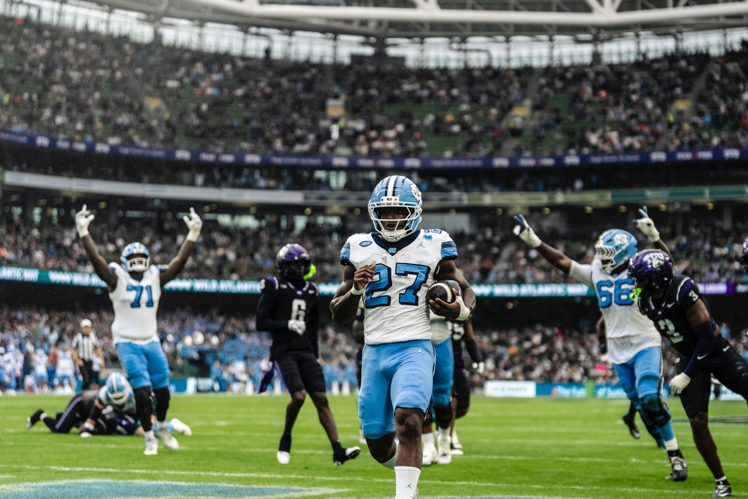 UNC Football Grinds Out Season-Opening Win vs. TCU in Ireland