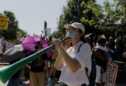 Photo Gallery: UNC Students Protest G20 Innovation Ministerial