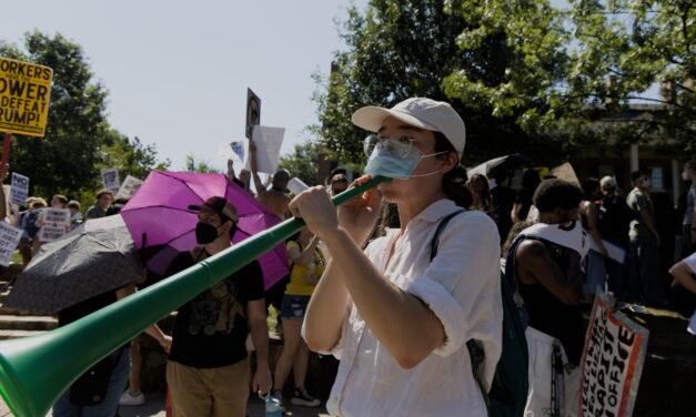 Photo Gallery: UNC Students Protest G20 Innovation Ministerial