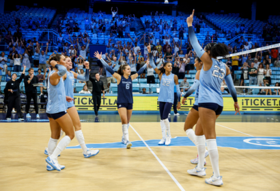 UNC Volleyball Beats JMU, Survives Colorado State Comeback to Earn 2 Home Wins