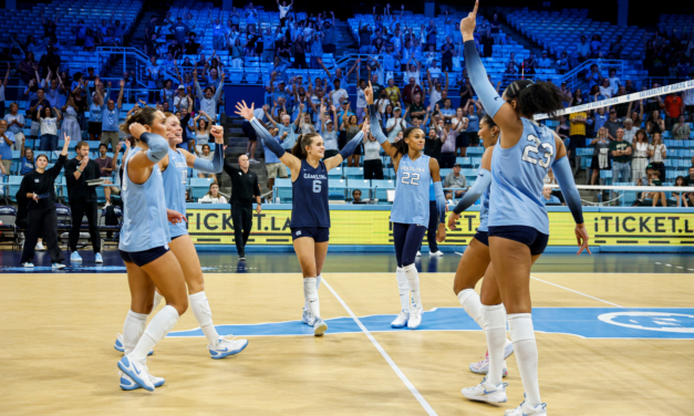 UNC Volleyball Beats JMU, Survives Colorado State Comeback to Earn 2 Home Wins