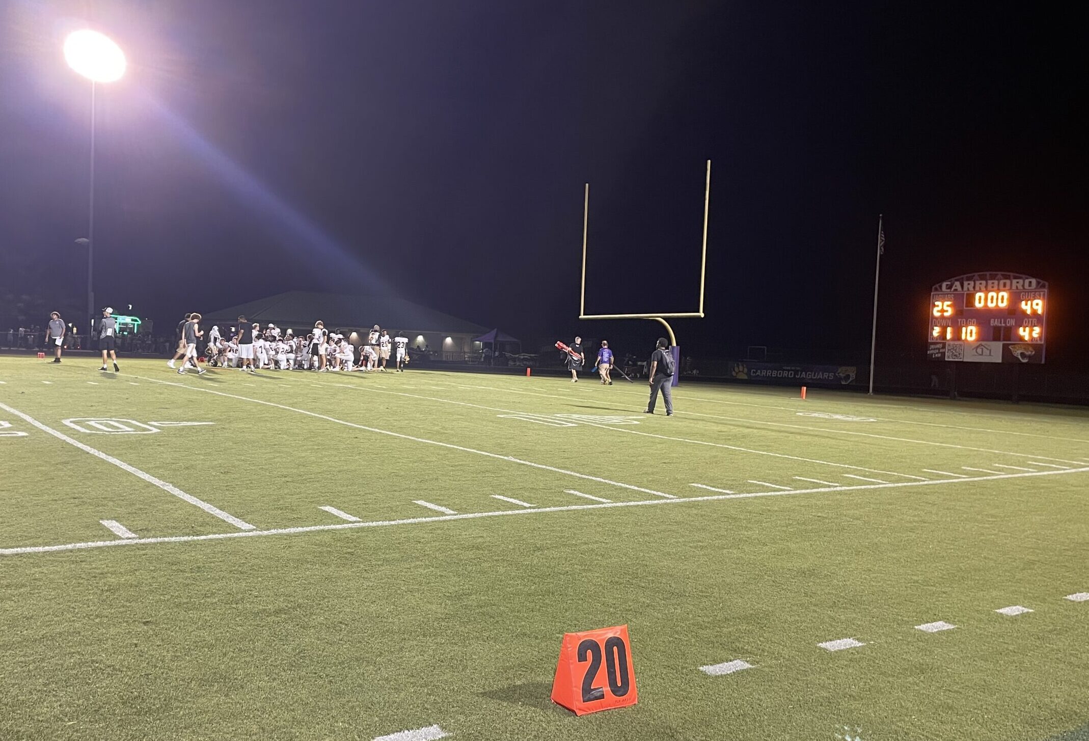 Weather Delay Helps Spark Takeover for Chapel Hill Football in Rivalry Win vs. Carrboro