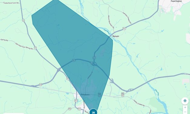 Pittsboro Power Outage Affects More than 2,500 Duke Energy Customers