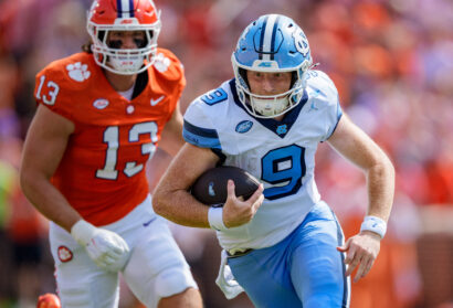 UNC Football Loses Late Lead After Long Weather Delay, Falls at Clemson