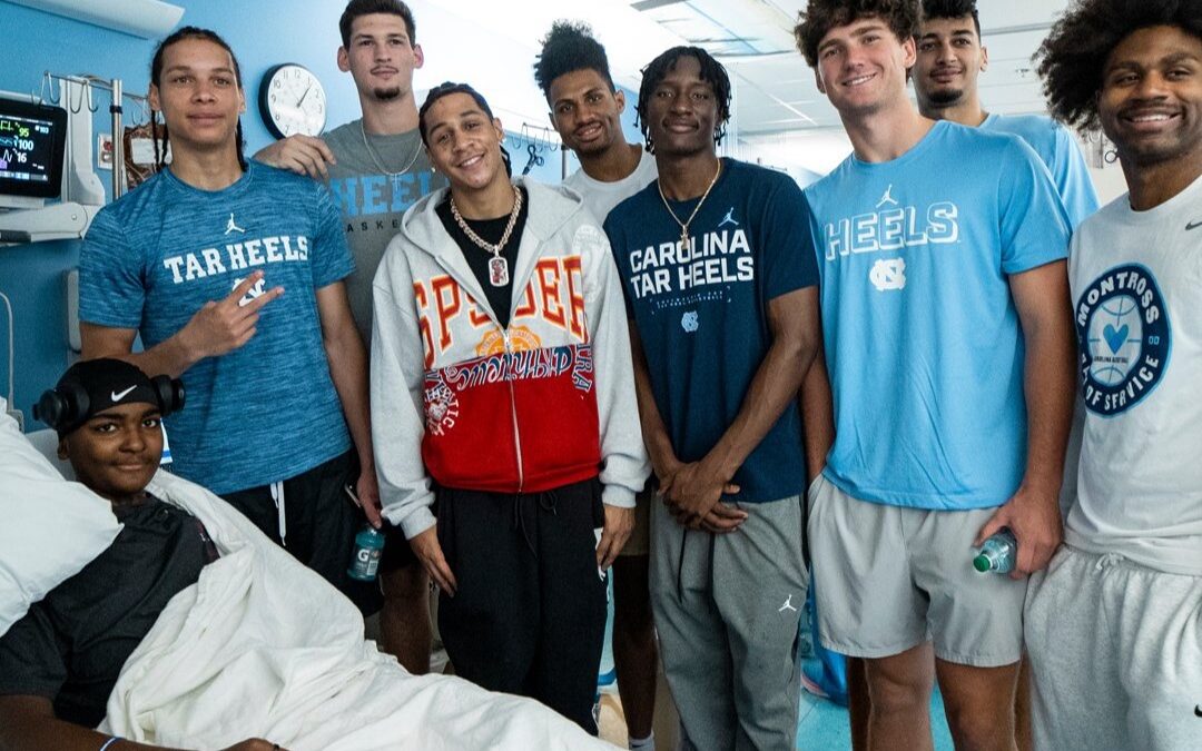 Tar Heel Athletes, Teams Volunteer Around Chapel Hill for Annual Montross Day of Service