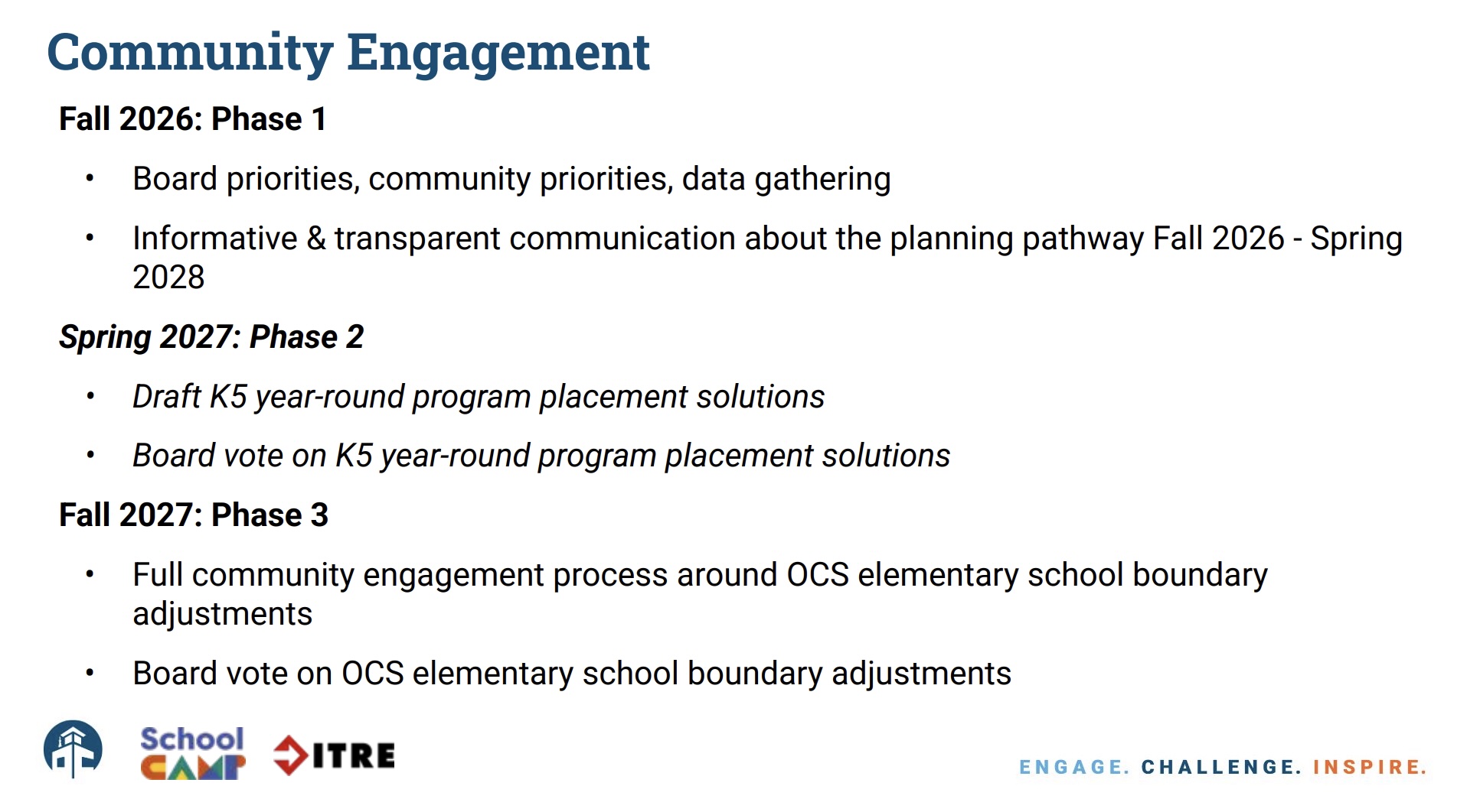 Orange County School Board Hears Redistricting Timeline in Preparation for Future Elementary School