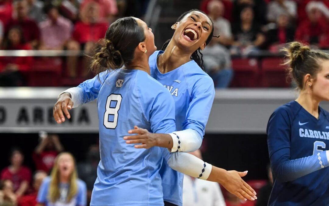 UNC Volleyball Muscles Past NC State and Sell-Out Crowd to Start ACC Play
