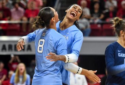 UNC Volleyball Muscles Past NC State and Sell-Out Crowd to Start ACC Play