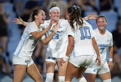 First-Half Flurry Helps UNC Women’s Soccer Dispatch No. 12 Notre Dame