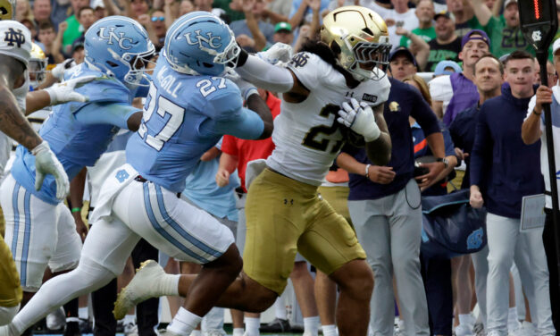No. 3 Notre Dame Pulls Away in Second Half, Beats UNC Football in Chapel Hill