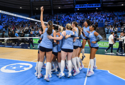UNC Volleyball Sweeps Clemson, Comes Back vs. Georgia Tech in Winning Weekend