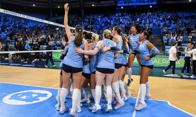 UNC Volleyball Sweeps Clemson, Comes Back vs. Georgia Tech in Winning Weekend