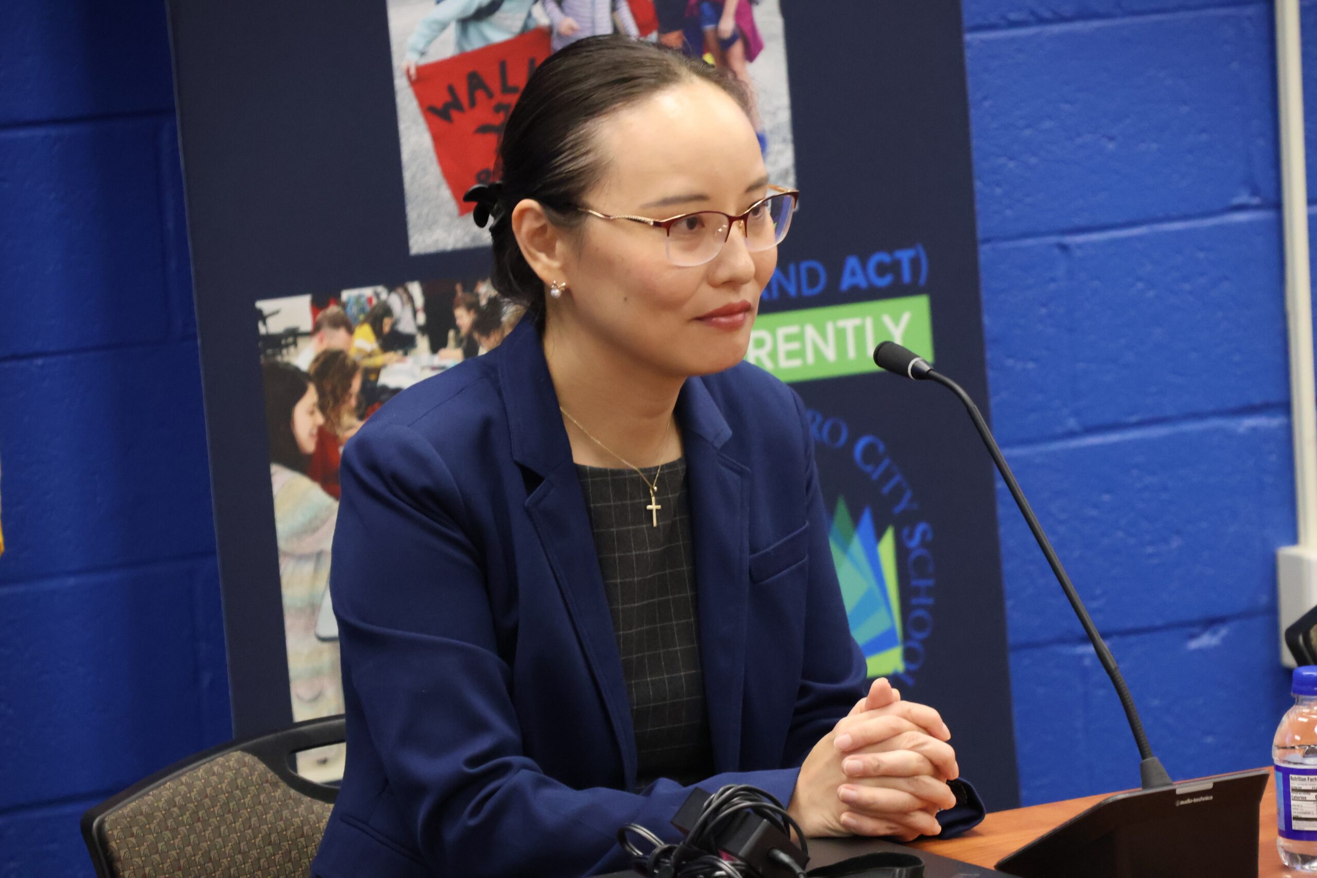 Tongde Wu Takes Oath of Office, Formally Joins CHCCS Board of Education
