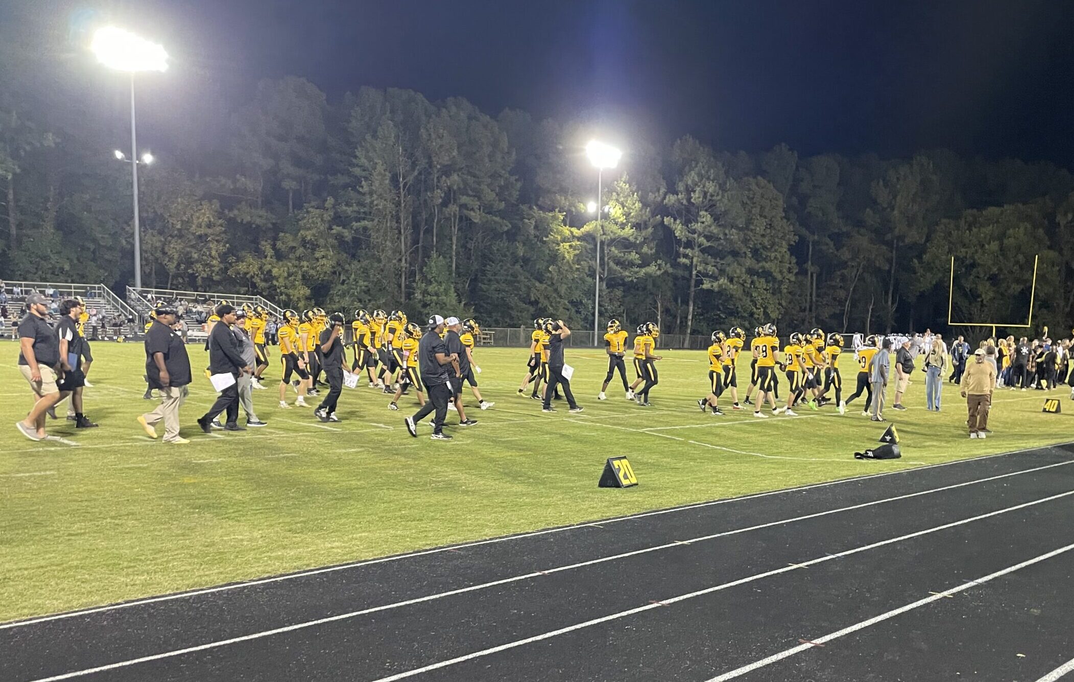Chapel Hill High Football Dominates East Chapel Hill High in Homecoming Game