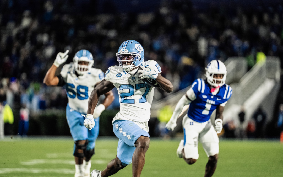UNC Football Fights Off Duke Rally, Uses Late Touchdown to Win Victory Bell Back