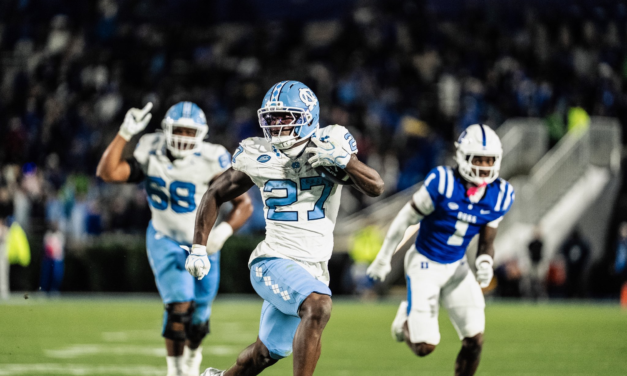 UNC Football Fights Off Duke Rally, Uses Late Touchdown to Win Victory Bell Back